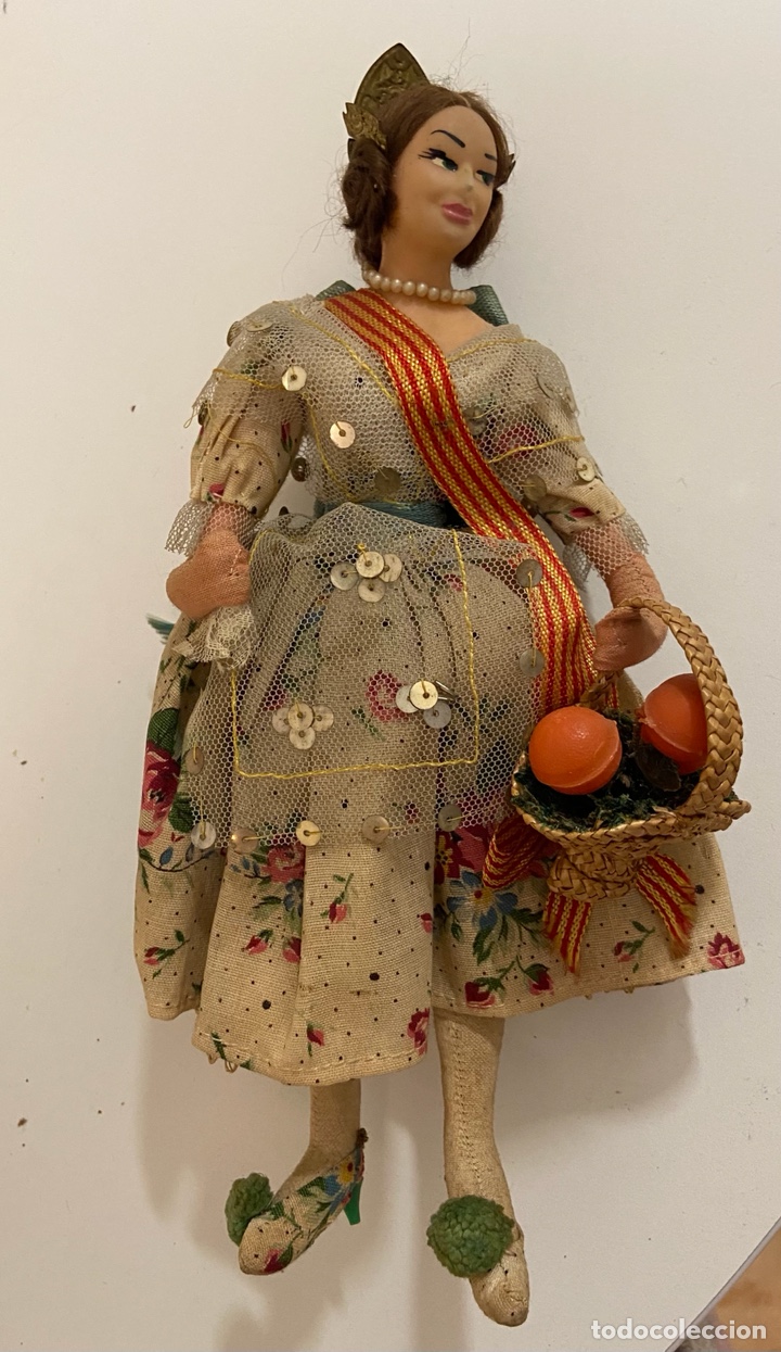 Mu&ntilde;eca espa&ntilde;ola clasica: Valenciana de trapo - Foto 2