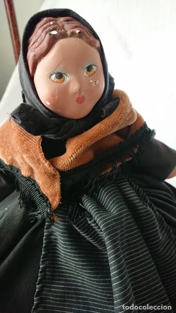 Mu&ntilde;eca espa&ntilde;ola clasica: ANTIGUA MU&Ntilde;ECA DE PASTA O SIMIL - Foto 2