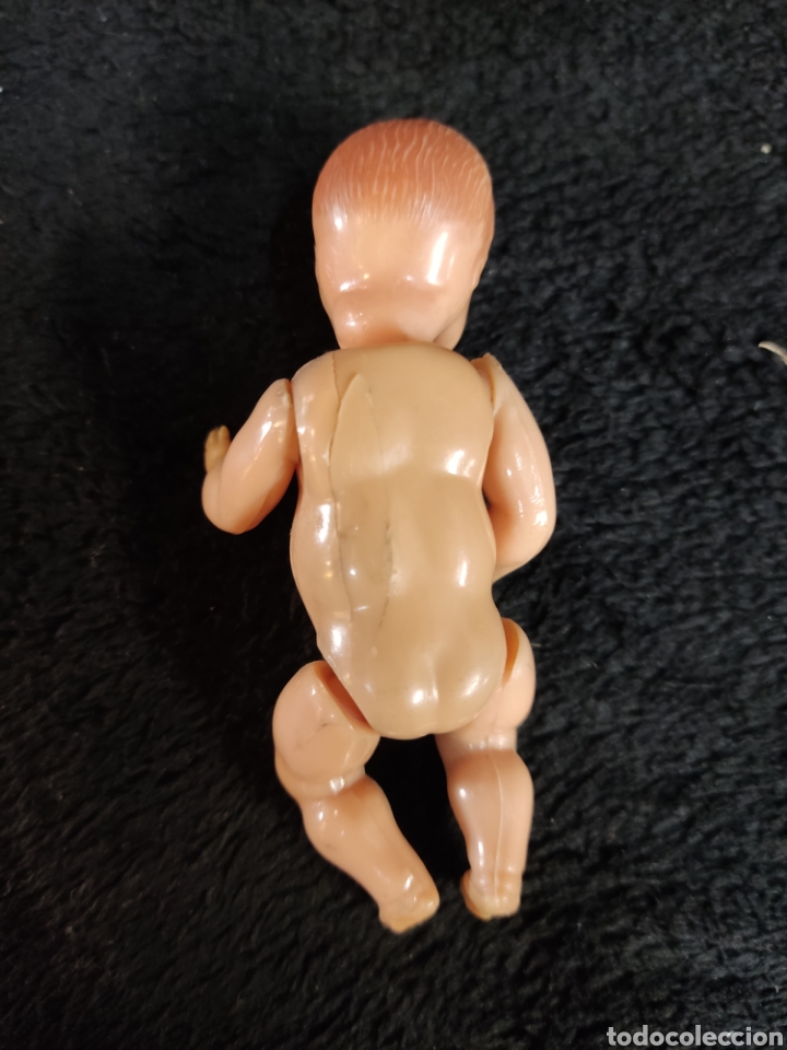 Mu&ntilde;eca espa&ntilde;ola clasica: Antiguo mu&ntilde;eco celuloide, ojos durmientes, 8,5cm - Foto 3