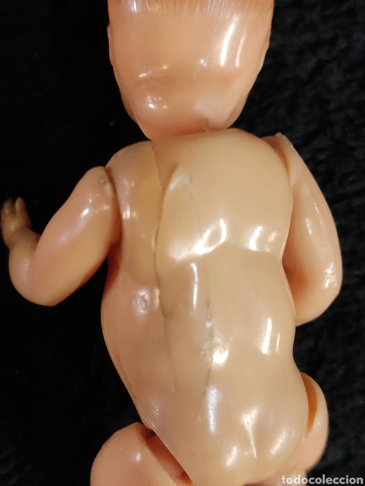 Mu&ntilde;eca espa&ntilde;ola clasica: Antiguo mu&ntilde;eco celuloide, ojos durmientes, 8,5cm - Foto 4
