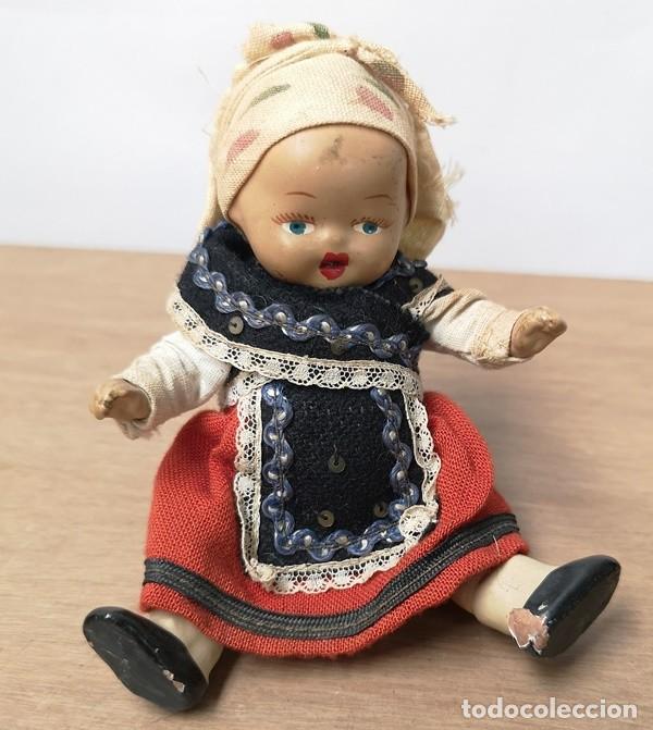 Mu&ntilde;eca espa&ntilde;ola clasica: Pareja de Peque&ntilde;os Mu&ntilde;ecos Galegos - Foto 2