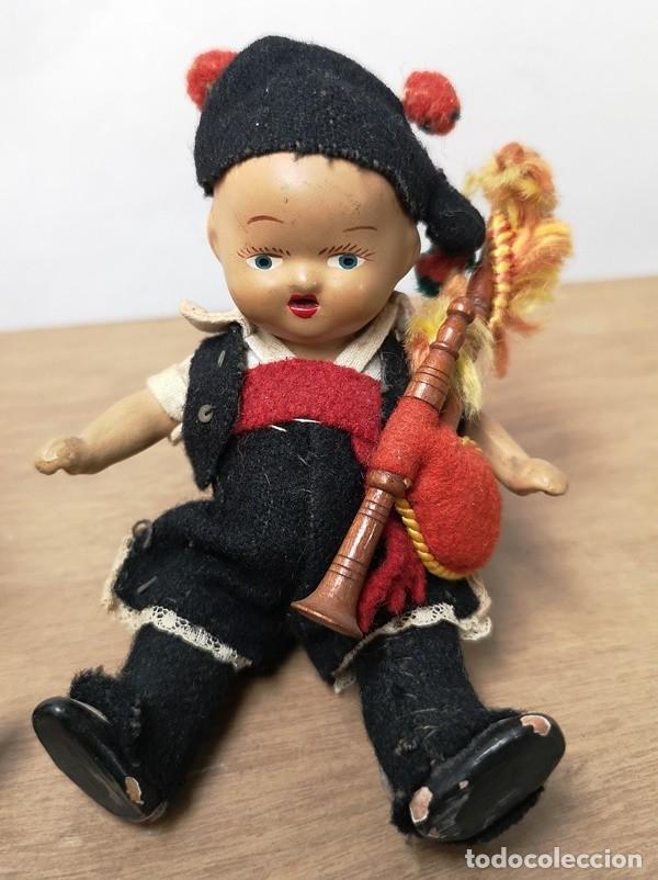 Mu&ntilde;eca espa&ntilde;ola clasica: Pareja de Peque&ntilde;os Mu&ntilde;ecos Galegos - Foto 3