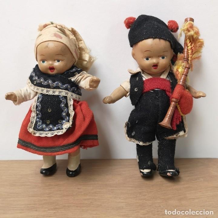 Mu&ntilde;eca espa&ntilde;ola clasica: Pareja de Peque&ntilde;os Mu&ntilde;ecos Galegos - Foto 4