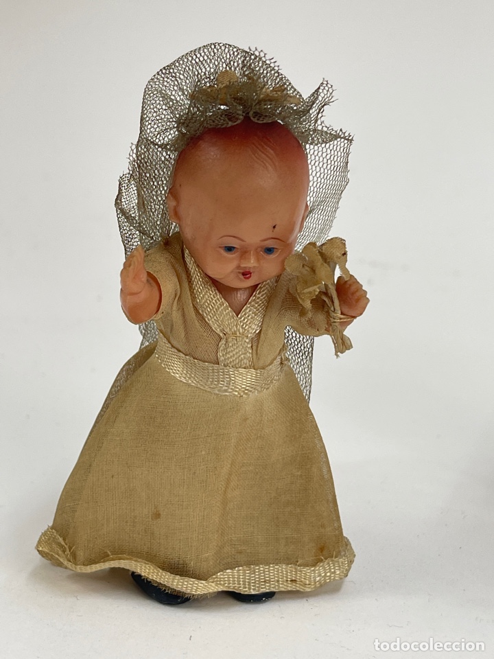 Mu&ntilde;eca espa&ntilde;ola clasica: LOTE DE MU&Ntilde;ECOS DE CELULOIDE. A&Ntilde;OS 40. - Foto 2