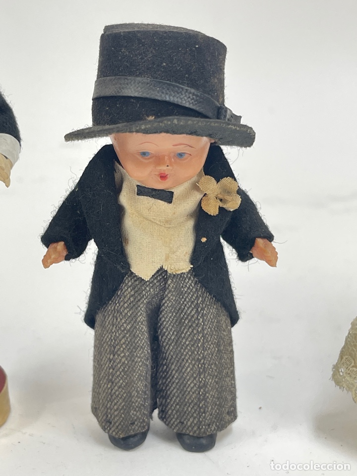 Mu&ntilde;eca espa&ntilde;ola clasica: LOTE DE MU&Ntilde;ECOS DE CELULOIDE. A&Ntilde;OS 40. - Foto 4