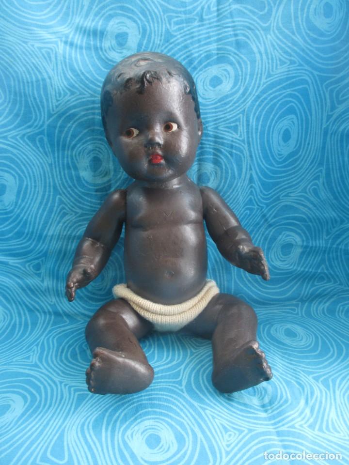 Mu&ntilde;eca espa&ntilde;ola clasica: ANTIGUA MU&Ntilde;ECA NEGRITA - Foto 2