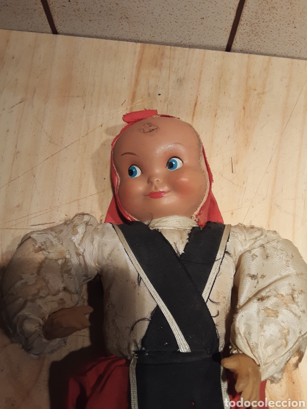 Mu&ntilde;eca espa&ntilde;ola clasica: Antigua mu&ntilde;eca de trapo - Foto 3