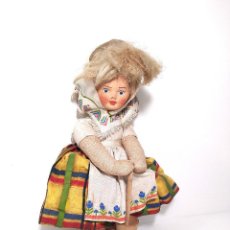 Muñeca española clasica: ANTIGUA MUÑECA DE TRAPO ESPAÑOLA. MANTEQUERA