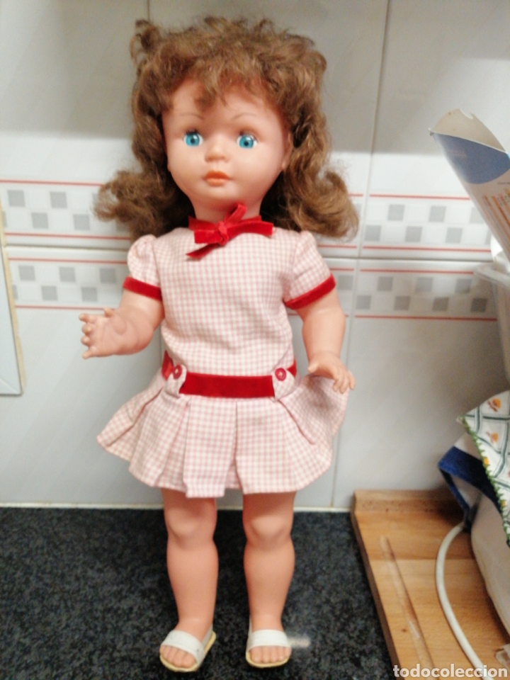 Mu&ntilde;eca espa&ntilde;ola clasica: Mu&ntilde;eca antigua cuerpo de plastico - Foto 2