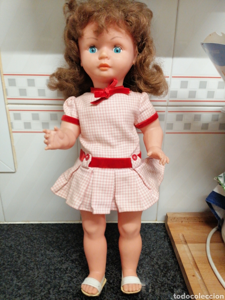 Mu&ntilde;eca espa&ntilde;ola clasica: Mu&ntilde;eca antigua cuerpo de plastico - Foto 1
