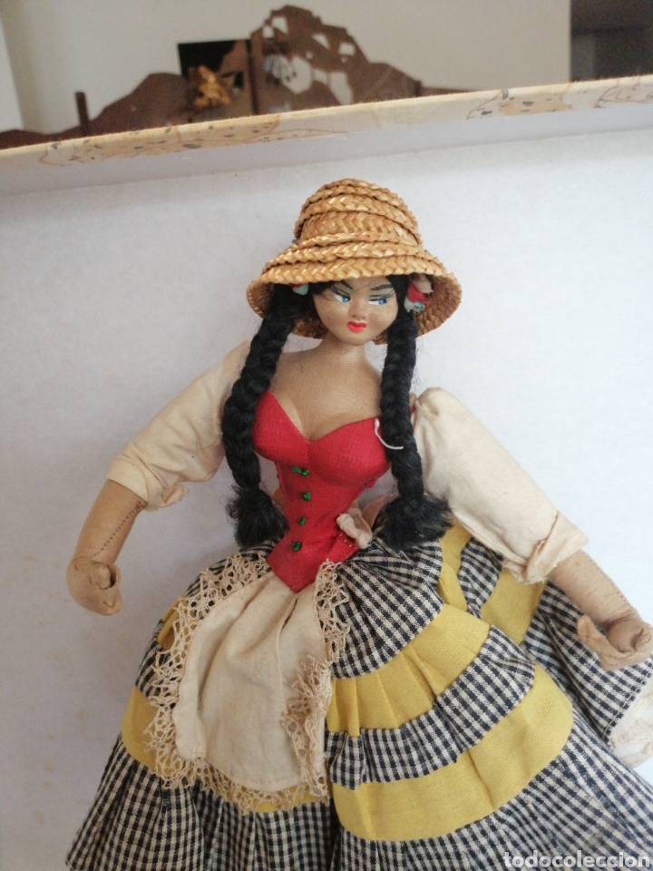 Mu&ntilde;eca espa&ntilde;ola clasica: Mu&ntilde;eca d trapo antigua - Foto 2