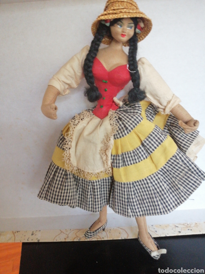 Mu&ntilde;eca espa&ntilde;ola clasica: Mu&ntilde;eca d trapo antigua - Foto 4
