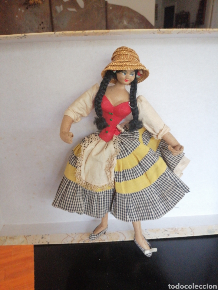 Mu&ntilde;eca espa&ntilde;ola clasica: Mu&ntilde;eca d trapo antigua - Foto 1