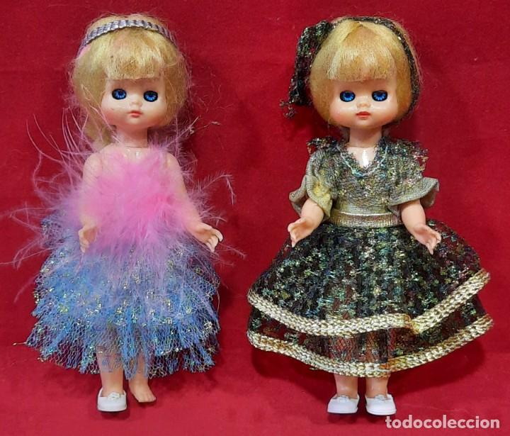 Mu&ntilde;eca espa&ntilde;ola clasica: MU&Ntilde;ECA DE CELULOIDE CON EL PELO DE MOAI Y OJOS DURMIENTES - Foto 1