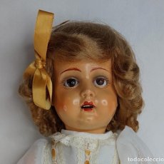 Bambola spagnola classica: MUÑECA CATALANA DE CARTÓN PIEDRA. MIDE UNOS 50CM.. Lote 337034823