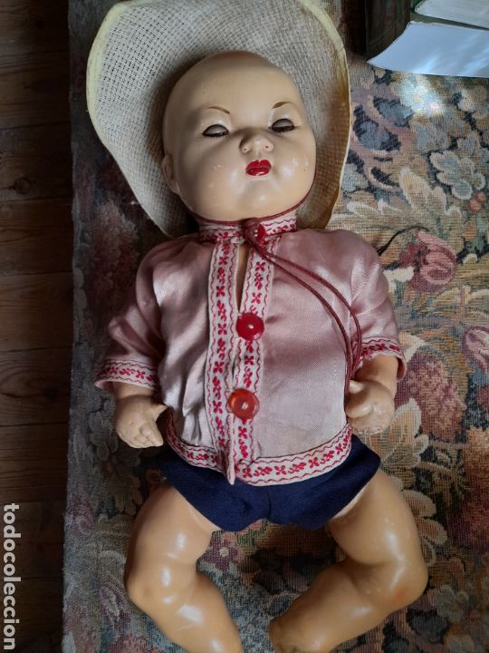 Mu&ntilde;eca espa&ntilde;ola clasica: Mu&ntilde;eco Nikito de celuloide Marca Diana - Foto 1