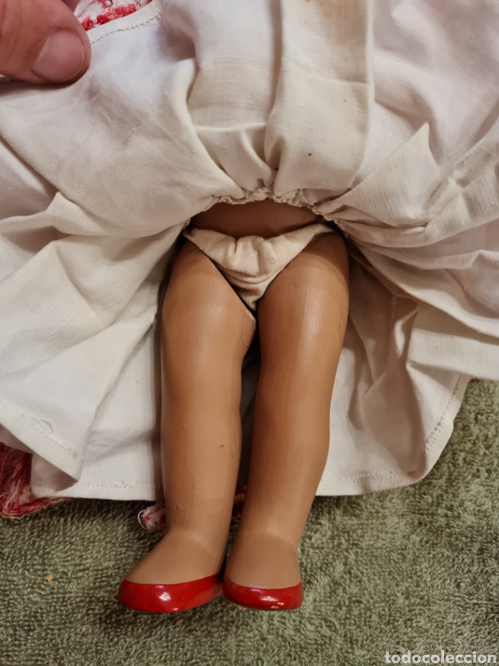 Mu&ntilde;eca espa&ntilde;ola clasica: Mu&ntilde;eca antigua de piedra - Foto 3