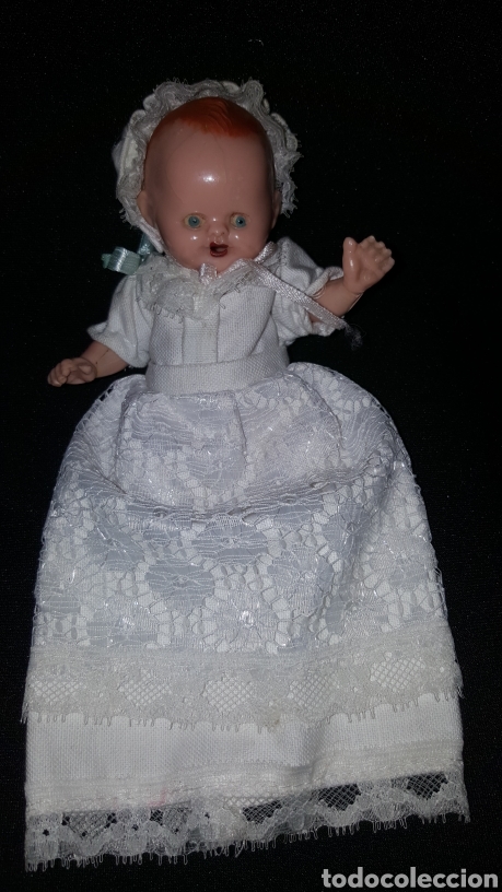 Mu&ntilde;eca espa&ntilde;ola clasica: Mu&ntilde;eco Bebe Celuloide A. Bordera - Foto 1