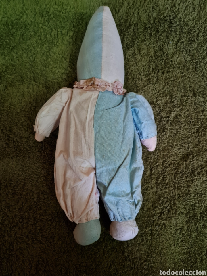 Mu&ntilde;eca espa&ntilde;ola clasica: Mu&ntilde;eco antiguo pierrot - Foto 3