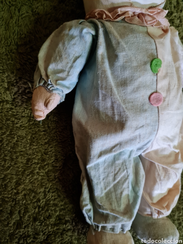 Mu&ntilde;eca espa&ntilde;ola clasica: Mu&ntilde;eco antiguo pierrot - Foto 4
