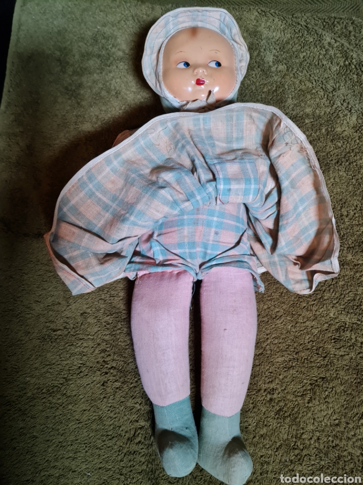 Mu&ntilde;eca espa&ntilde;ola clasica: Mu&ntilde;eca antigua de celuloide - Foto 2
