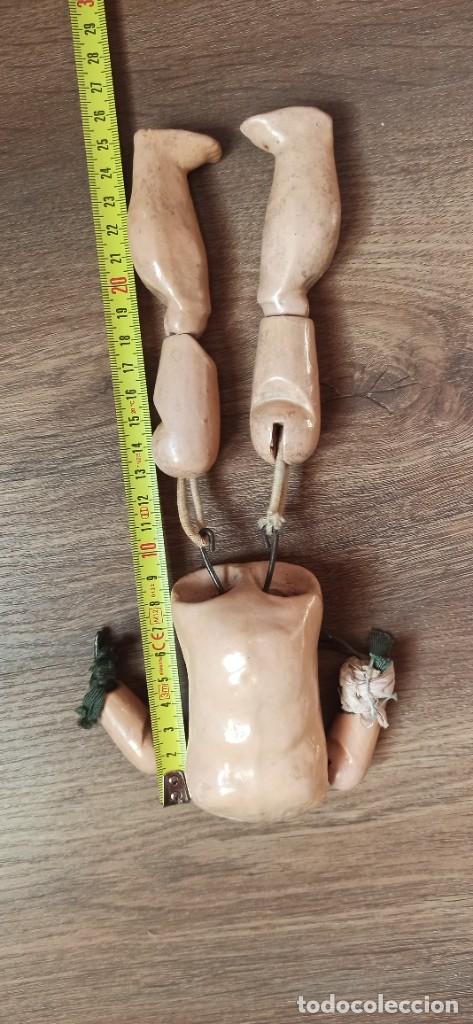 Mu&ntilde;eca espa&ntilde;ola clasica: Cuerpo de mu&ntilde;eca de madera y traje - Foto 5