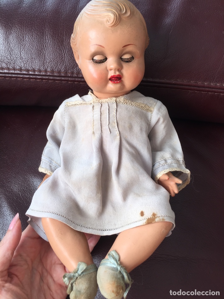 Mu&ntilde;eca espa&ntilde;ola clasica: Mu&ntilde;eco celuloide con ojos basculantes - Foto 3