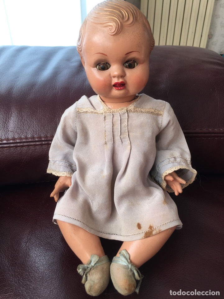 Mu&ntilde;eca espa&ntilde;ola clasica: Mu&ntilde;eco celuloide con ojos basculantes - Foto 1