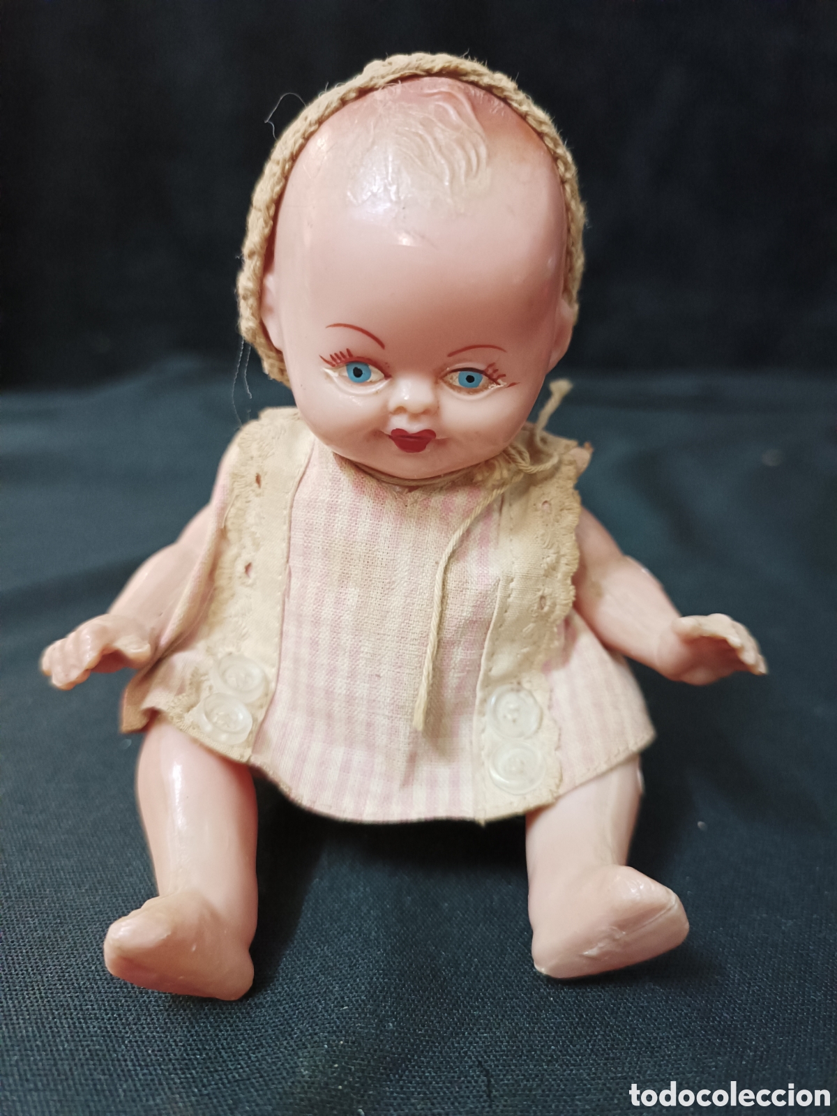 Mu&ntilde;eca espa&ntilde;ola clasica: Antiguo mu&ntilde;eco de celuloide 15cm de alto - Foto 1