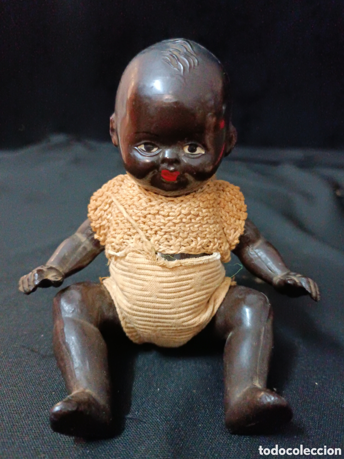 Mu&ntilde;eca espa&ntilde;ola clasica: Antiguo mu&ntilde;eco de celuloide 15cm de alto - Foto 1