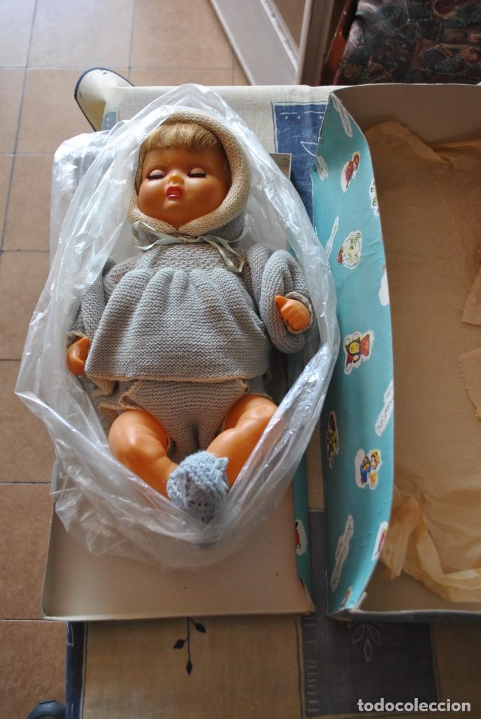Mu&ntilde;eca espa&ntilde;ola clasica: Mu&ntilde;eca Bebe Celuloide con su caja - Foto 4