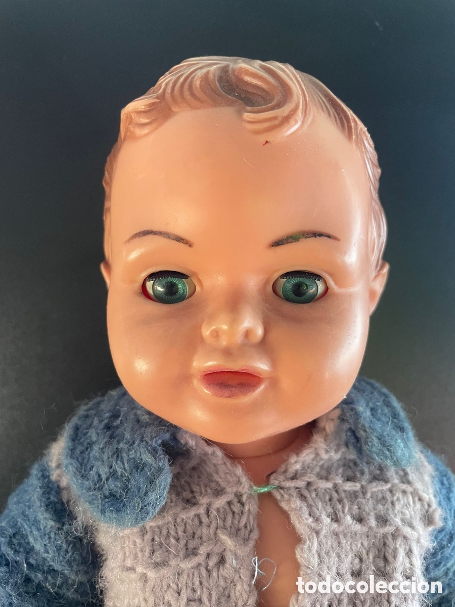 Mu&ntilde;eca espa&ntilde;ola clasica: Mu&ntilde;eco antiguo celuloide a&ntilde;os 30 - Foto 2