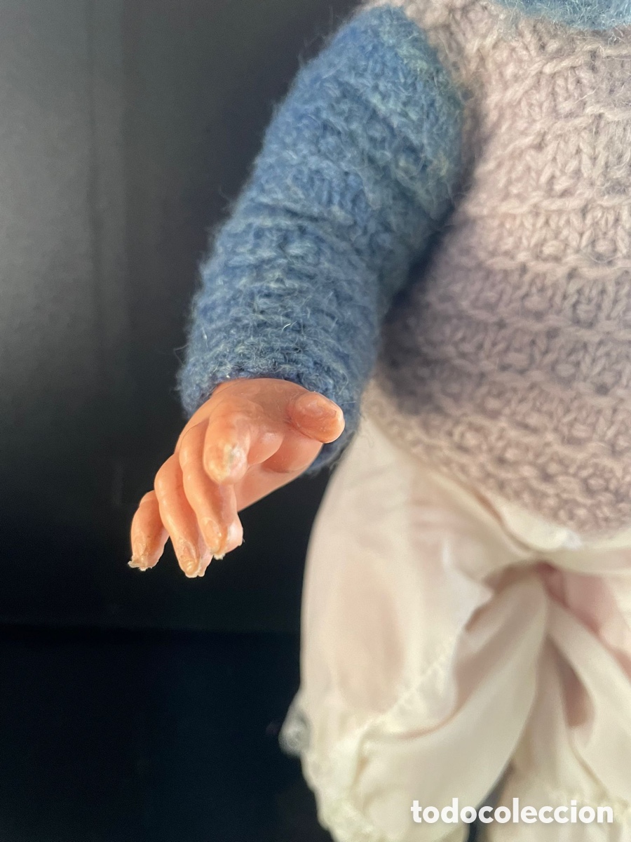 Mu&ntilde;eca espa&ntilde;ola clasica: Mu&ntilde;eco antiguo celuloide a&ntilde;os 30 - Foto 3