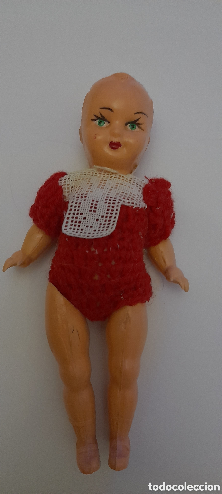 Mu&ntilde;eca espa&ntilde;ola clasica: Antiguo mu&ntilde;eco creo celuloide - Foto 1