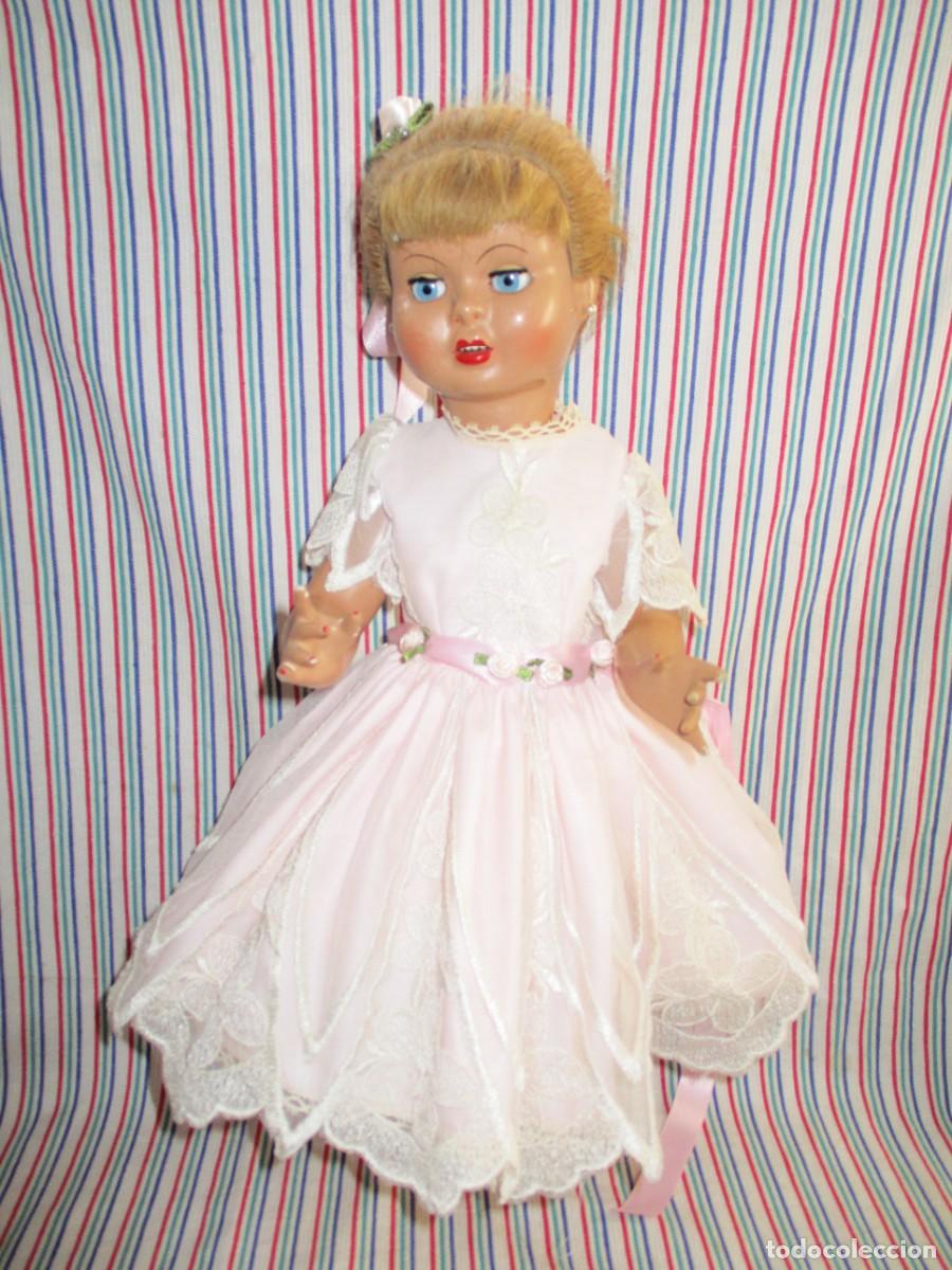 Mu&ntilde;eca espa&ntilde;ola clasica: ANTIGUA MU&Ntilde;ECA COMPOSICION, 45 CM - Foto 2