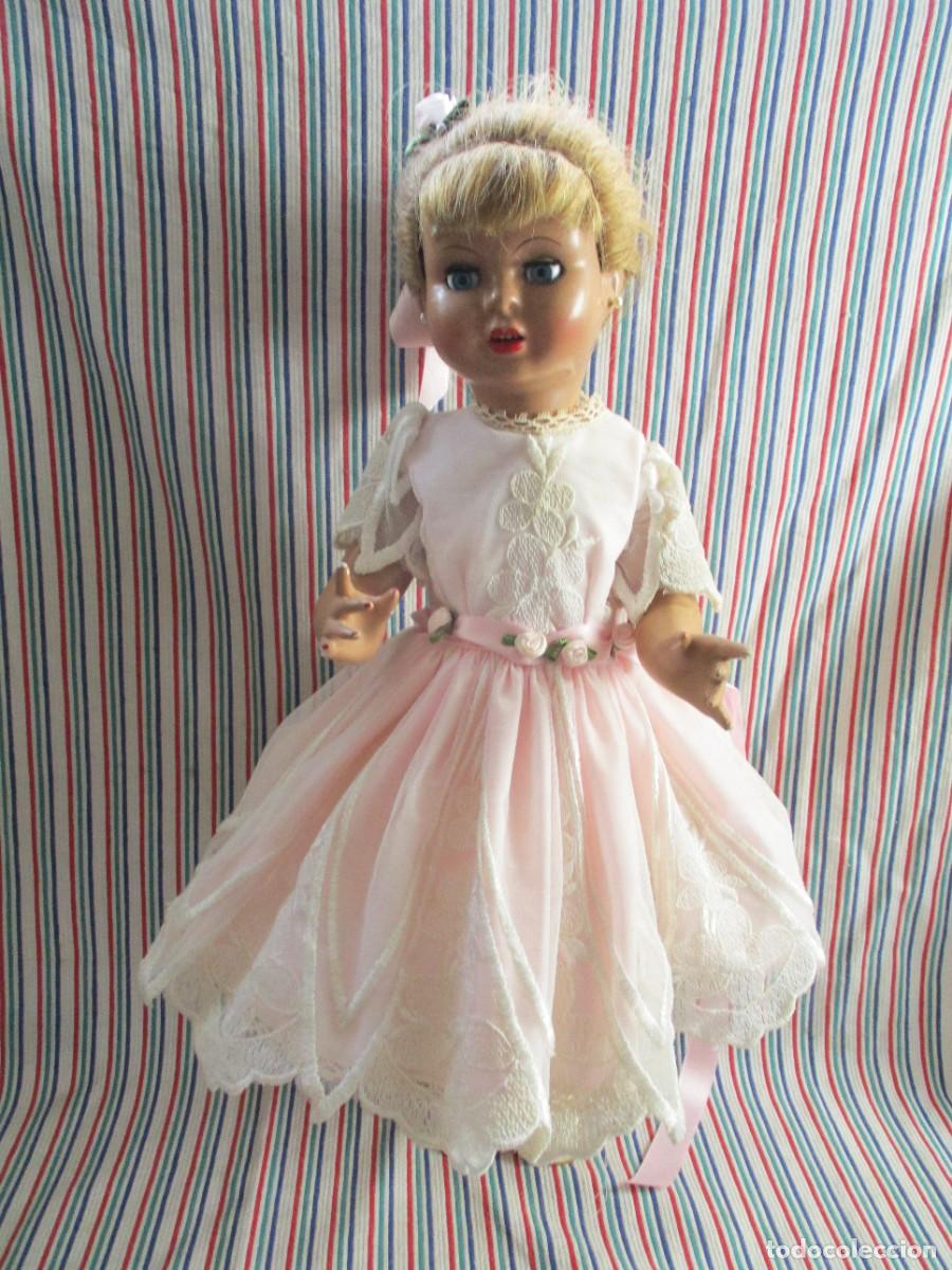 Mu&ntilde;eca espa&ntilde;ola clasica: ANTIGUA MU&Ntilde;ECA COMPOSICION, 45 CM - Foto 3