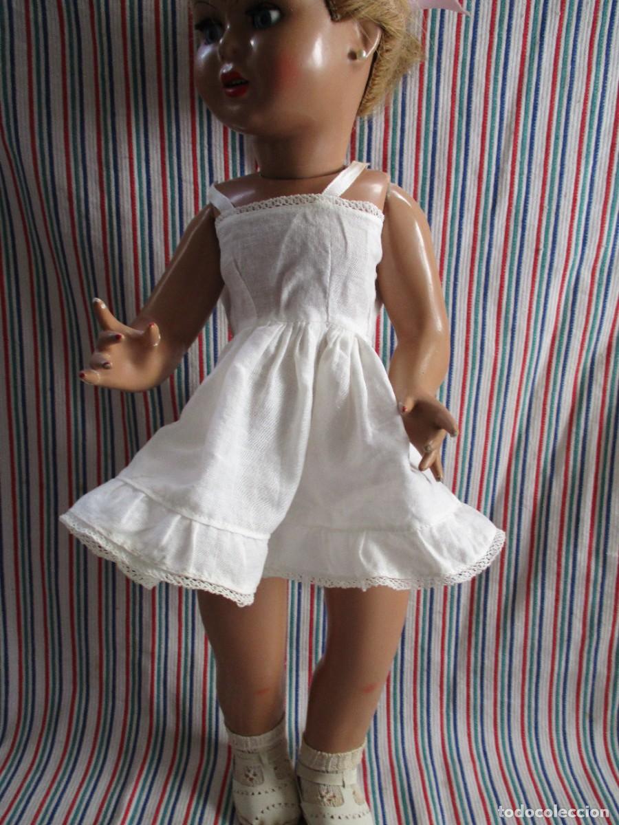 Mu&ntilde;eca espa&ntilde;ola clasica: ANTIGUA MU&Ntilde;ECA COMPOSICION, 45 CM - Foto 16