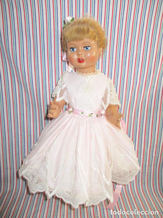 Mu&ntilde;eca espa&ntilde;ola clasica: ANTIGUA MU&Ntilde;ECA COMPOSICION, 45 CM - Foto 1