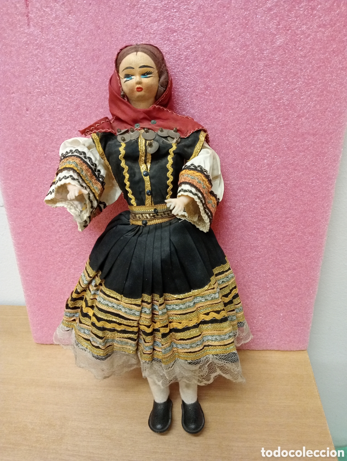 Mu&ntilde;eca espa&ntilde;ola clasica: Mu&ntilde;eca regional d trapo - Foto 4