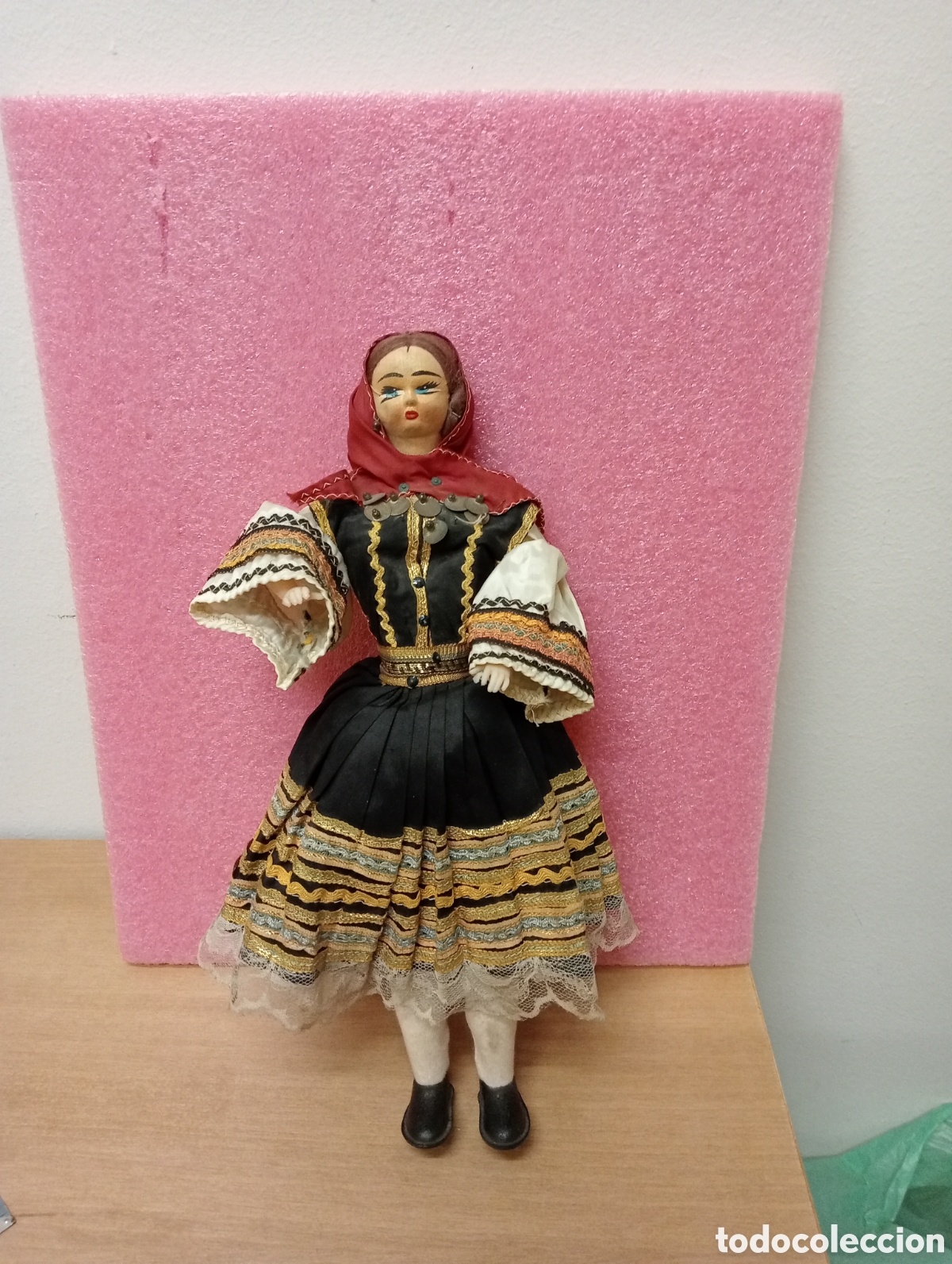 Mu&ntilde;eca espa&ntilde;ola clasica: Mu&ntilde;eca regional d trapo - Foto 1