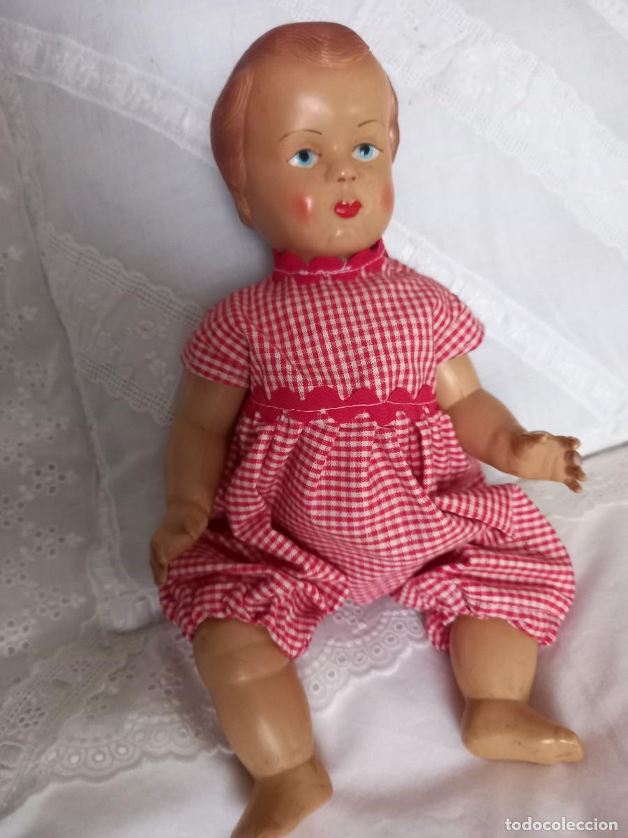 Mu&ntilde;eca espa&ntilde;ola clasica: Bebe celuloide 26cm. - Foto 2