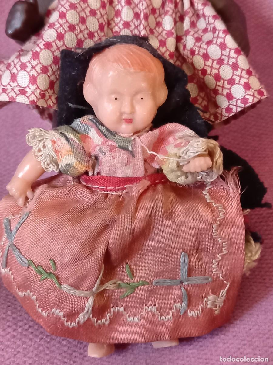 Mu&ntilde;eca espa&ntilde;ola clasica: Mu&ntilde;eca terracota 14 cm. - Foto 4