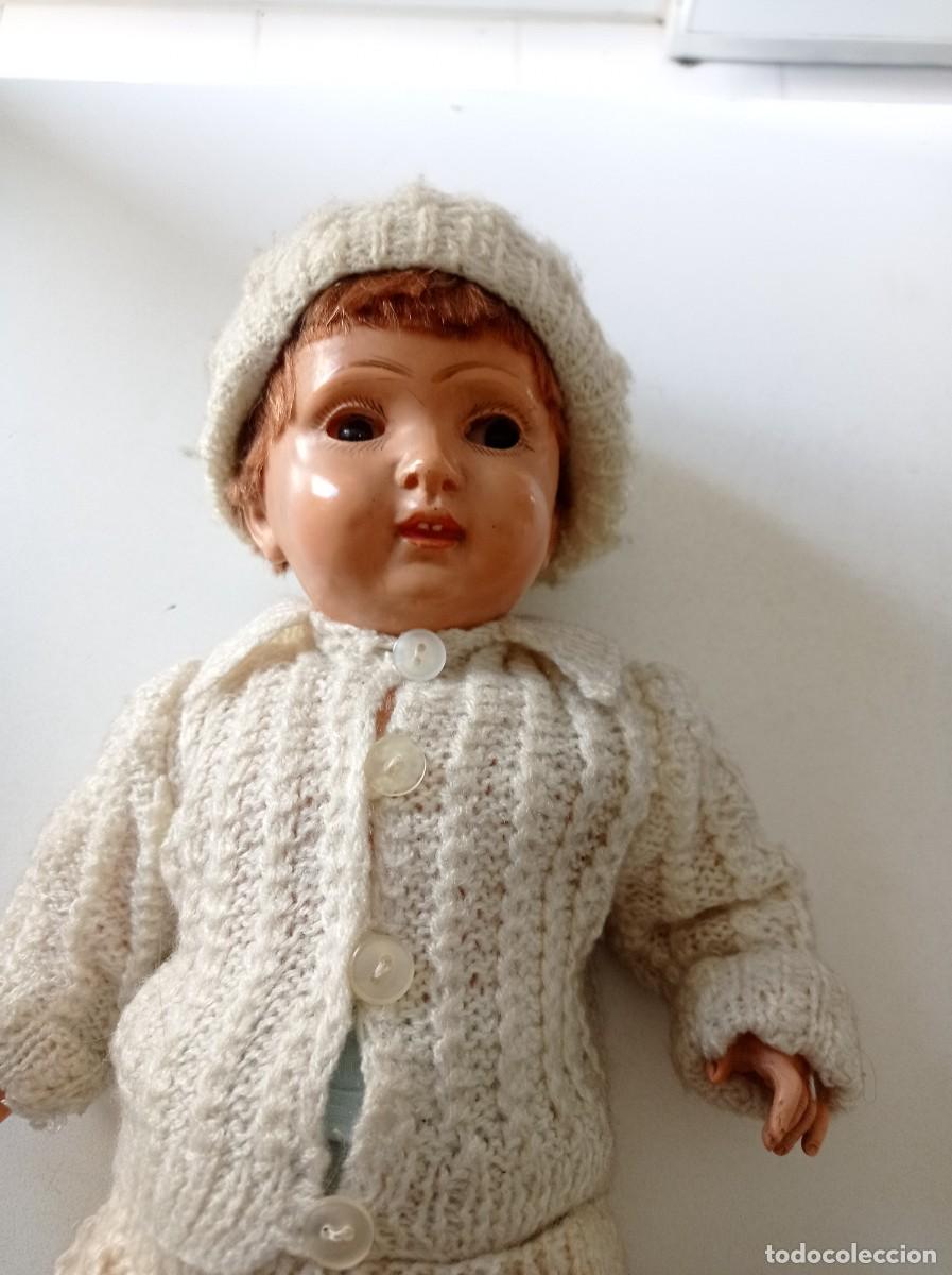 Mu&ntilde;eca espa&ntilde;ola clasica: Antiguo mu&ntilde;eco de celuloide - Foto 2