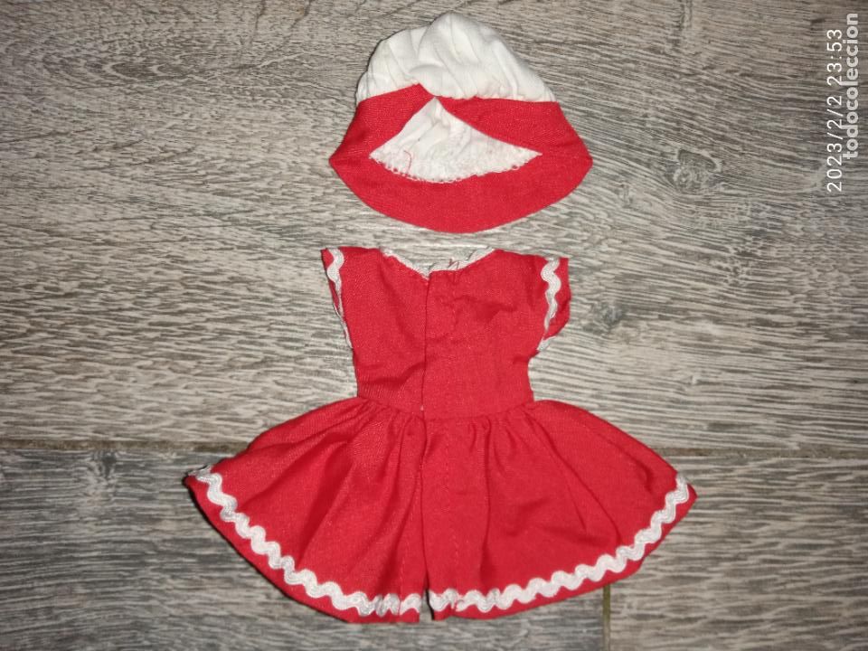 Mu&ntilde;eca espa&ntilde;ola clasica: Conjunto de mu&ntilde;eca mariquita perez mini - Foto 1