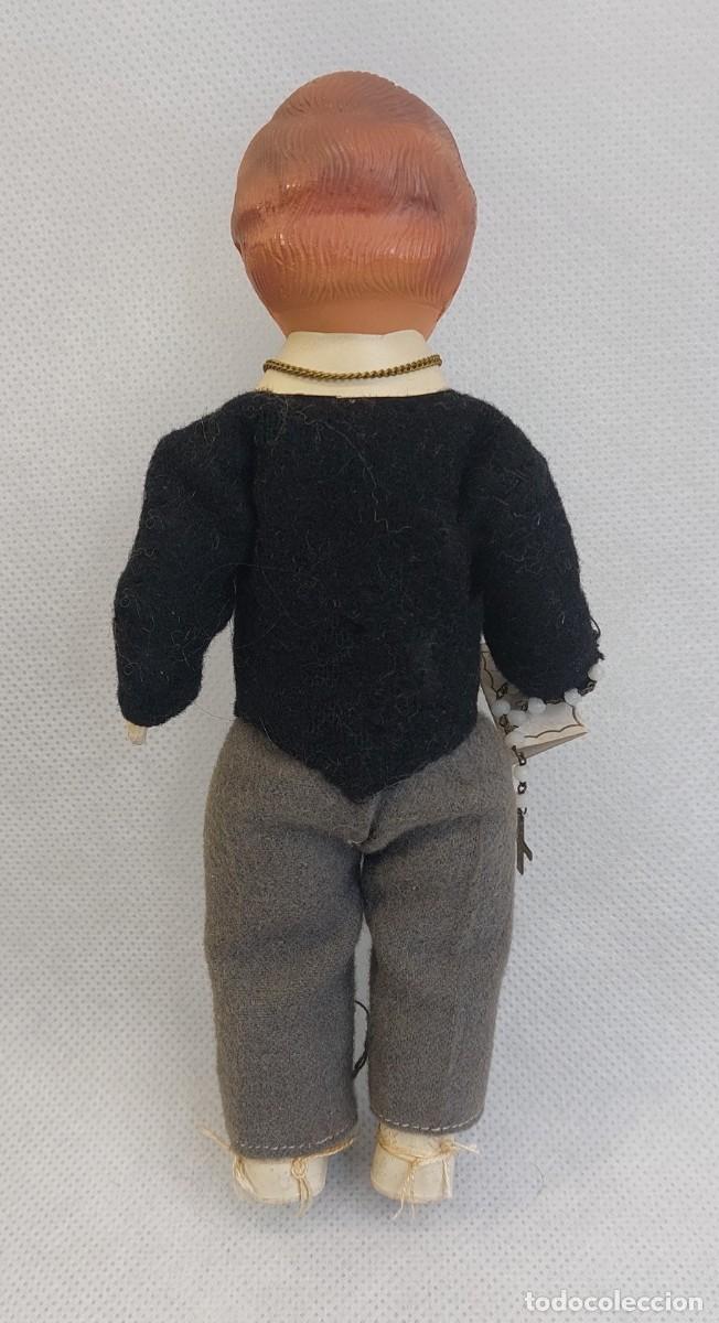 Mu&ntilde;eca espa&ntilde;ola clasica: MU&Ntilde;ECO DE CELULOIDE COMUNION ARTICULADO MIDE UNOS 18cm. - Foto 2
