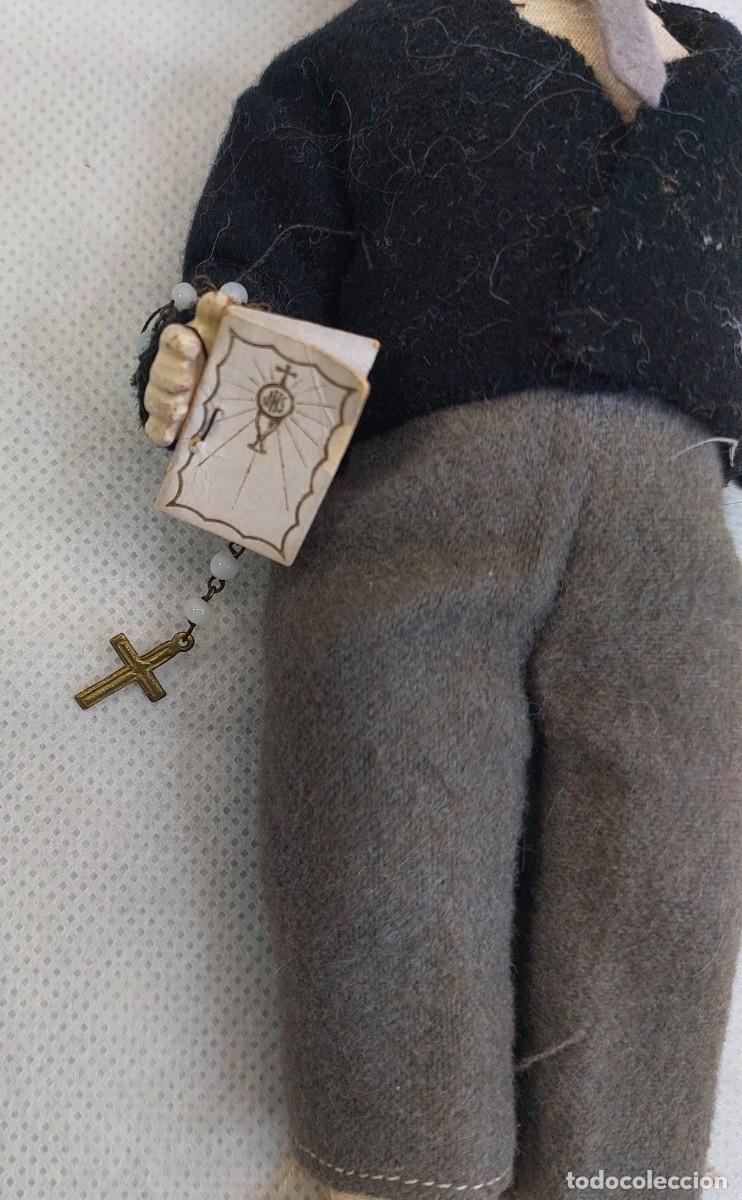 Mu&ntilde;eca espa&ntilde;ola clasica: MU&Ntilde;ECO DE CELULOIDE COMUNION ARTICULADO MIDE UNOS 18cm. - Foto 4