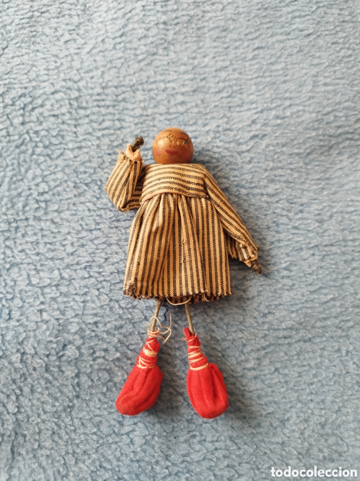 Mu&ntilde;eca espa&ntilde;ola clasica: Antigua Mu&ntilde;eca de Alambre y Madera - Foto 7