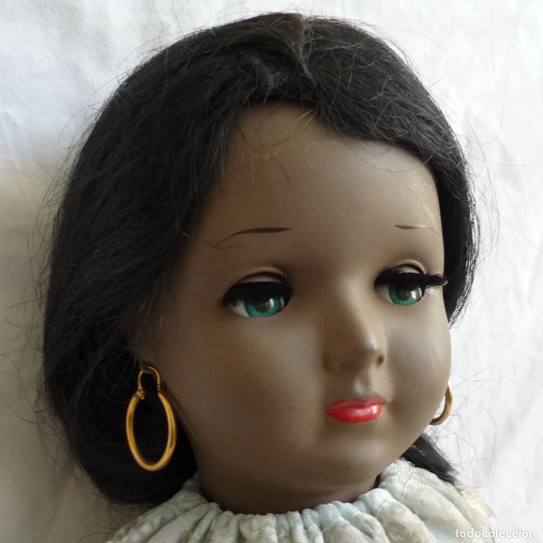 muñeca negrita ojos azules jc-sa celuloide años - Compra venta en  todocoleccion