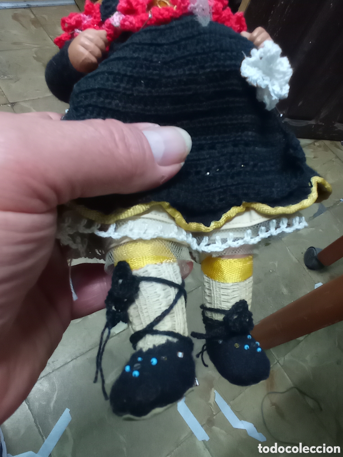 Mu&ntilde;eca espa&ntilde;ola clasica: Antigua mu&ntilde;eca celuloide 25 cm. altura - Foto 4