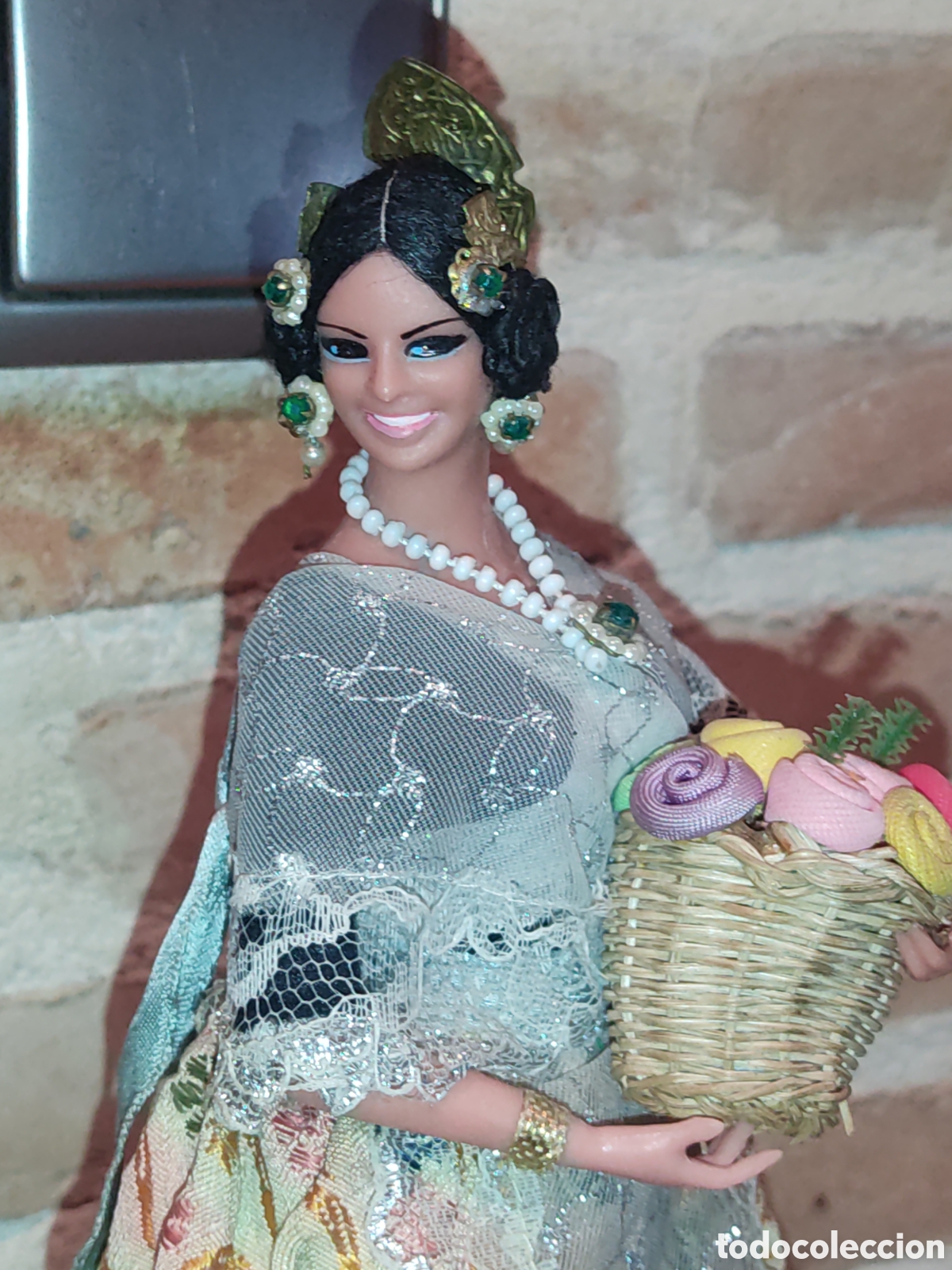 Mu&ntilde;eca espa&ntilde;ola clasica: Mu&ntilde;eca marin,fallera o valenciana. - Foto 2